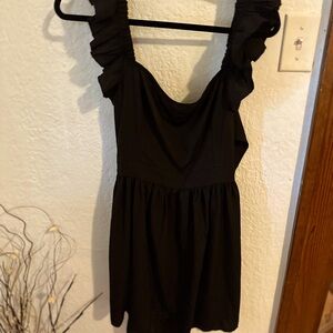 Black summer dress